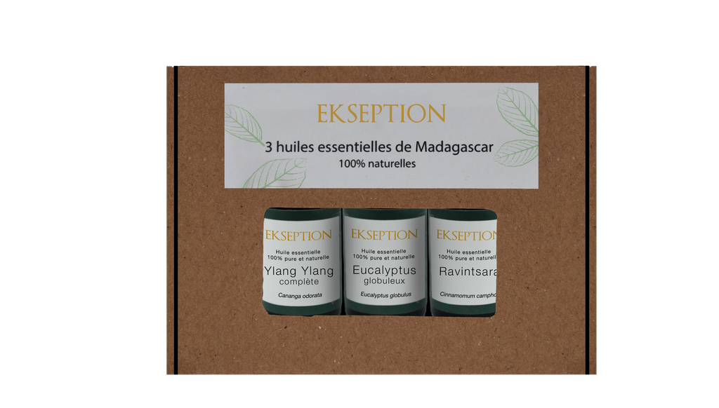 Coffret en carton 3 huiles essentielles